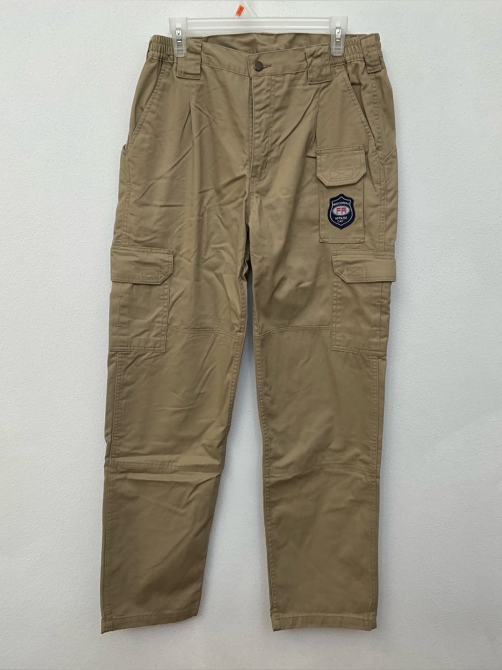 Bocomal Flame Resistant Khaki Cargo Pocket Field Pants Size 32x32 Uniform Work